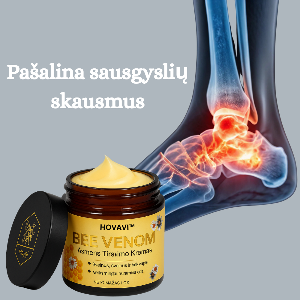 HOVAVI™ : Terapinis kremas su bičių nuodais
